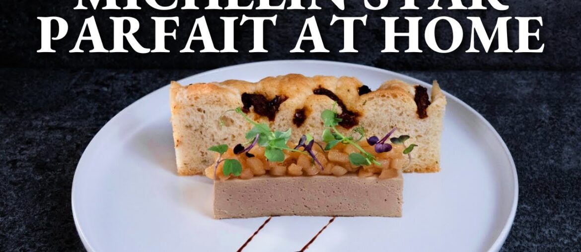 Fine Dining Cold Starter: Foie Gras Parfait & Focaccia