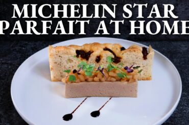 Fine Dining Cold Starter: Foie Gras Parfait & Focaccia