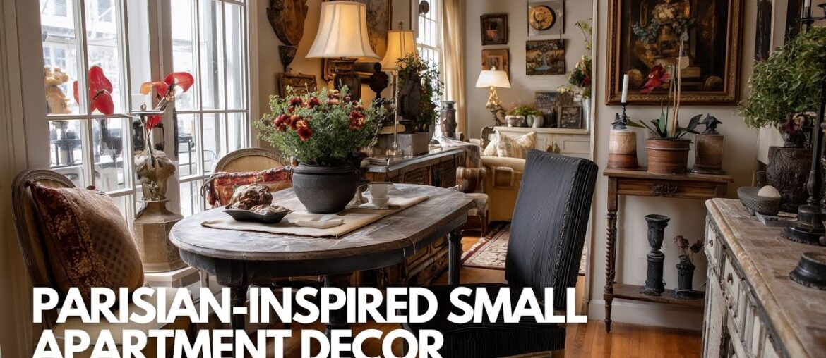 Parisian Inspired Small Apartment Decor That Captures the Essence of Classic French Elegance