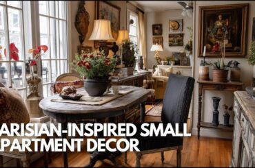 Parisian Inspired Small Apartment Decor That Captures the Essence of Classic French Elegance