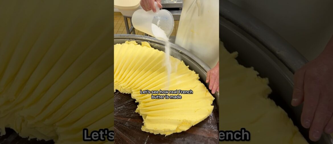 How traditional French butter is made