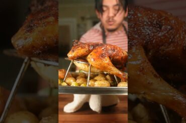 chicken roast for beginners! #chicken #vegetables #roasting
