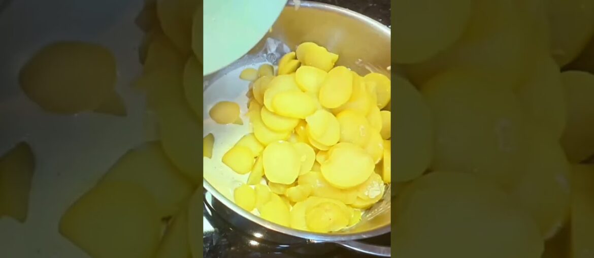 Blitz-Kartoffelgratin mit Cheddar & Zitrone #TeamMarietta