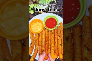 Crispy French French At Home ! Delicious ! Potato Sticks ! Potato Recipe ! #shorts #trending