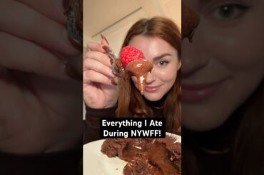 Everything I Ate During New York Wine & Food Fest! #nycfood #centralpark #eating #foodie #foodreview