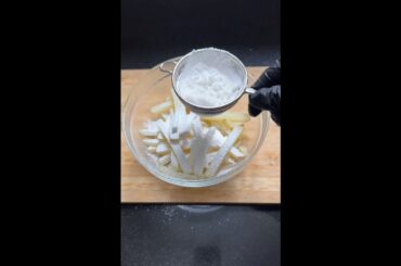 Perfect Crispy French Fries | Easy Recipe for Restaurant-Quality Fries!! #shorts