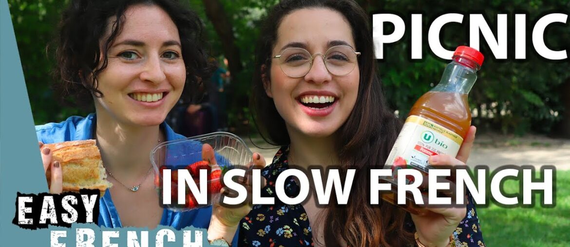 Picnic in Paris in Slow French | Super Easy French 162 Picnic in Paris in Slow French | Super Easy French 162