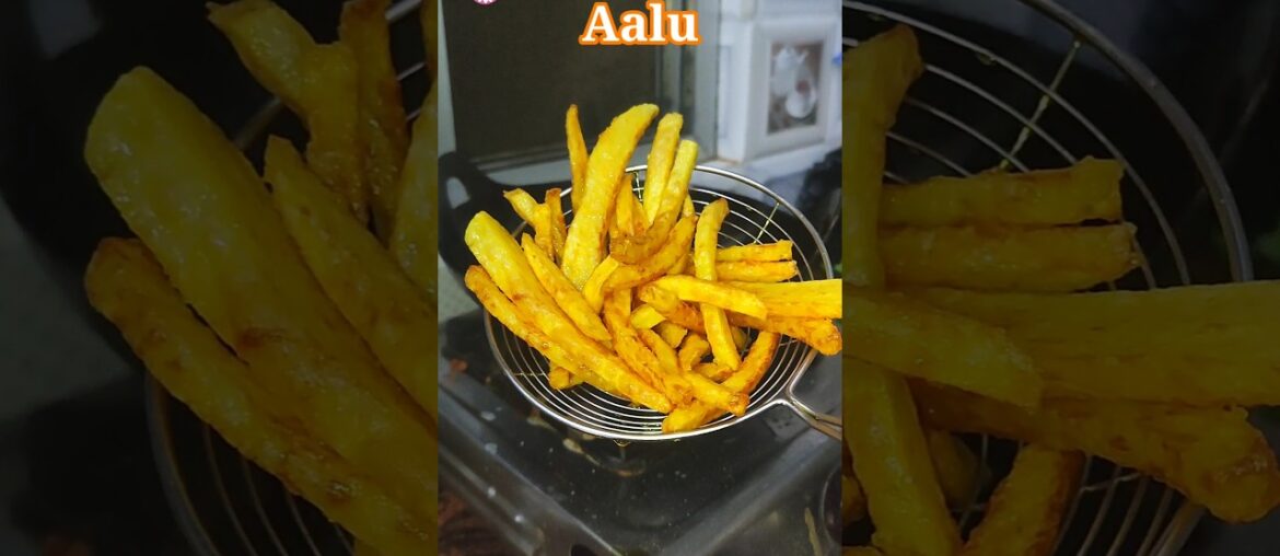 Aalu delh kr konsi recipe yaad aati h?#fries#recipe#frenchfries #food #foodies #foodiesofindia
