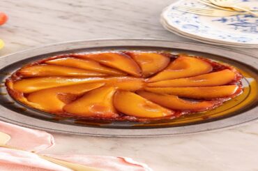 Poached Pear Tart Tatin