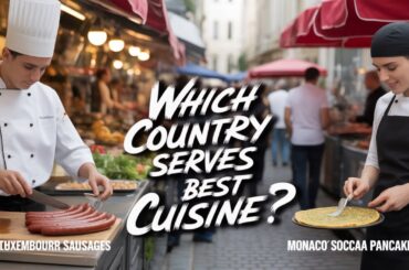 LUXEMBOURG vs MONACO Food Tour in 4K | Which Country Serves the Best Cuisine?