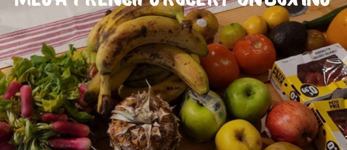 Mega French Grocery Unboxing