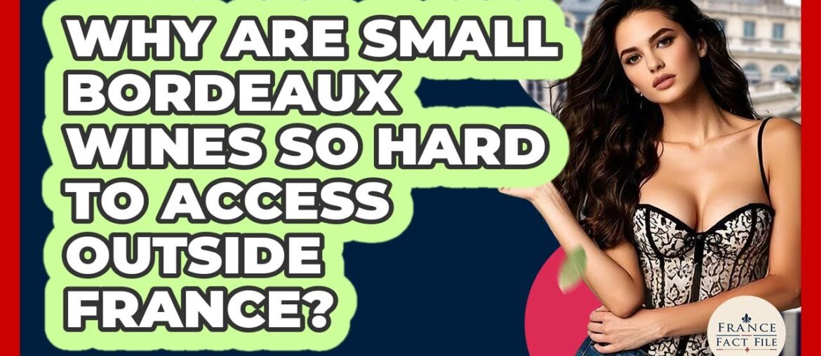 Why Are Small Bordeaux Wines So Hard To Access Outside France? - France Fact File