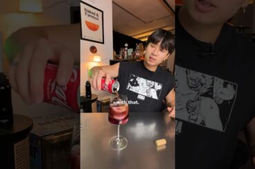 Red Wine and Coke?! #wine #cocktails #bartender #bartending #mixology #barchemistry
