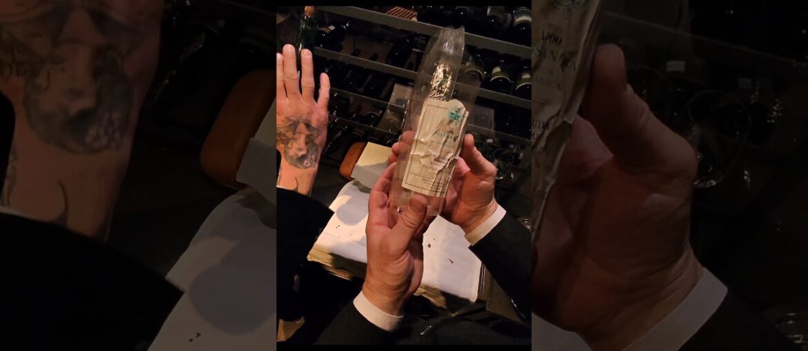 Opening $5500 1900 Tzar Nicholas II Massandra Wine #fyp #trending #viralvideo #wow #pov #asmr #food