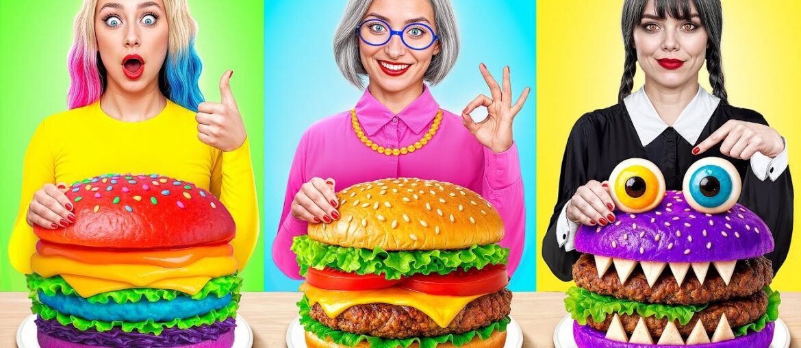 Wednesday vs Grandma Cooking Challenge | Funny Food Recipes by Multi DO Challenge Wednesday vs Grandma Cooking Challenge | Funny Food Recipes by Multi DO Challenge