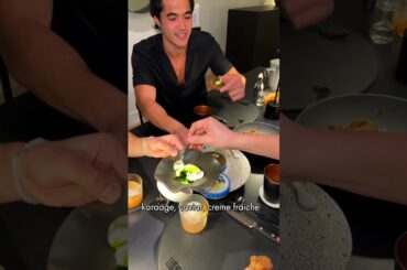 i made a 5 course menu for friends in my apartment