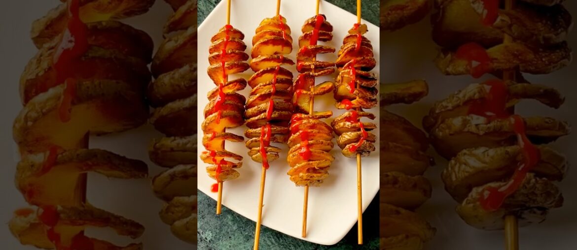 Spring Potato Crispy Chips #springpotato #shorts #viralshort #short #potatorecipe #cooking