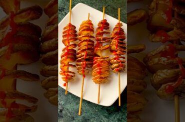 Spring Potato Crispy Chips #springpotato #shorts #viralshort #short #potatorecipe #cooking