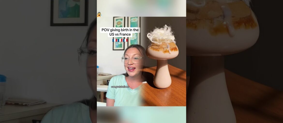 Giving birth in the US vs France #france #french #usa #american #parenting