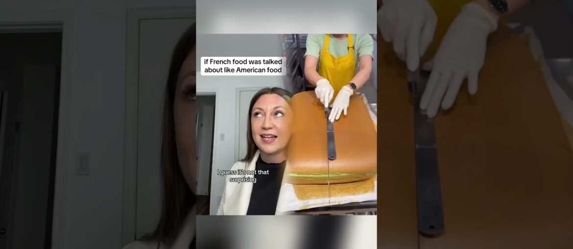 If we talked about French food like people talk about American food #usa #american #food