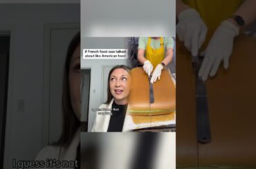 If we talked about French food like people talk about American food #usa #american #food