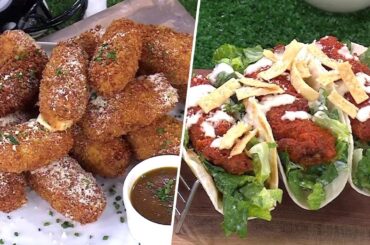 French Onion Mozz Sticks, Spicy Caesar Tacos: Get the Recipes!