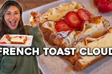 Only 3 Ingredients! Trying the VIRAL French Toast Cloud Sticks!
