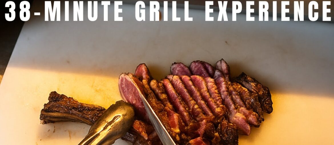 38 Minutes of Authentic French Dining Experience with a Vintage Grill