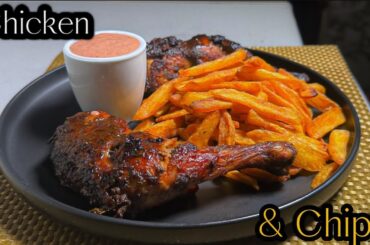 Crispy Chicken & Homemade French Fries