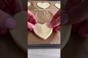 Nutella pastry hearts #easyrecipe