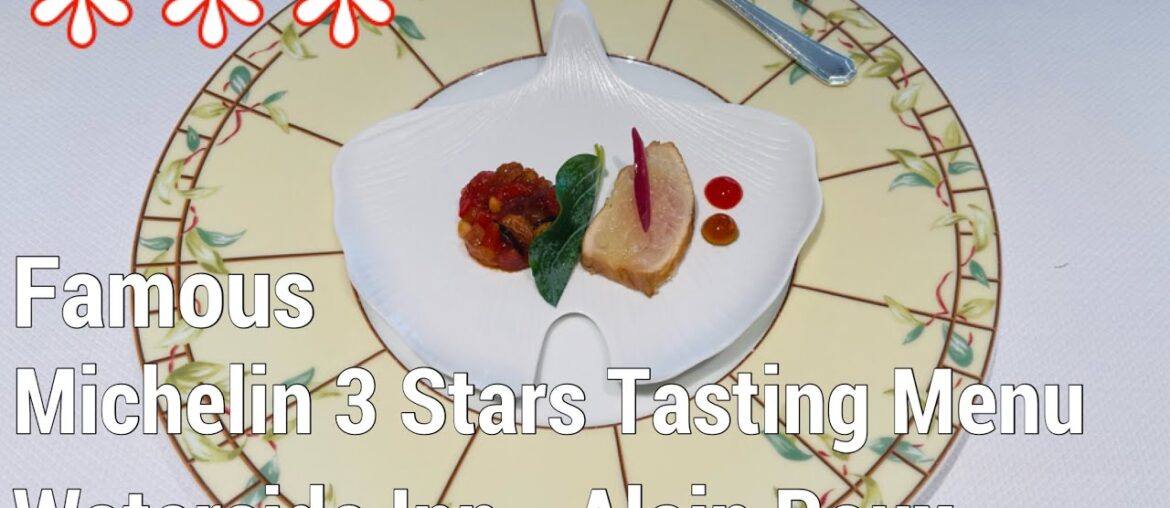 Fine Dining at Famous The Waterside Inn 3 Stars Michelin Restaurant UK Tasting Menu – Alain Roux Fine Dining at Famous The Waterside Inn 3 Stars Michelin Restaurant UK Tasting Menu - Alain Roux
