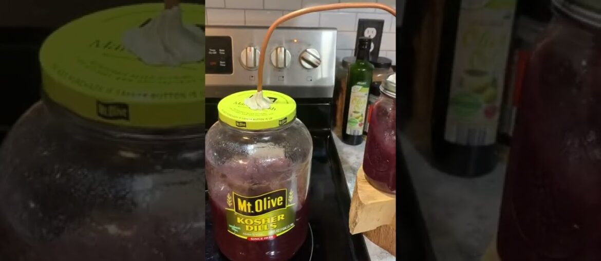 Blackberry Moonshine made on the pickle still