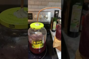 Blackberry Moonshine made on the pickle still