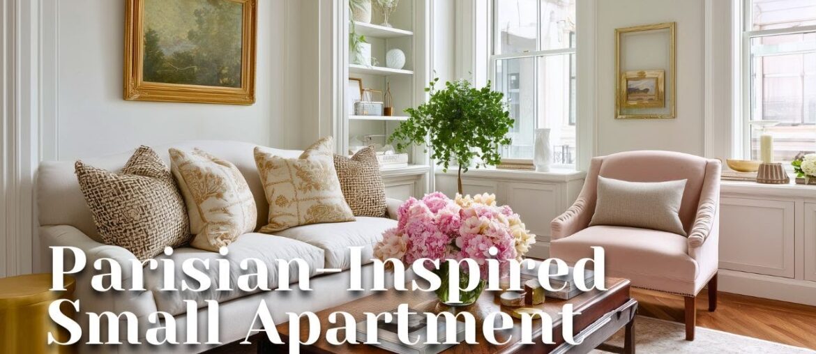 Inside a Parisian-Inspired Small Apartment That Redefines Elegant French Living