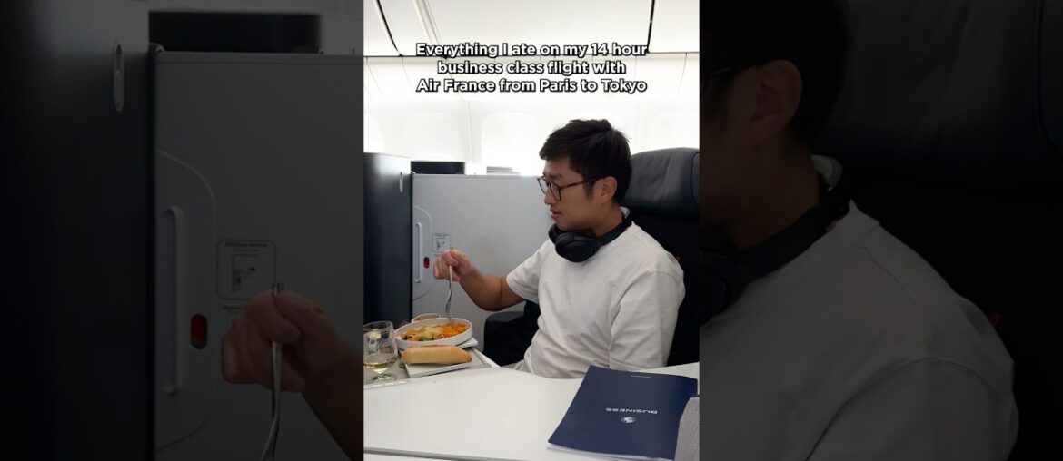 Air France Business Class Food Review (Paris to Tokyo) Air France Business Class Food Review (Paris to Tokyo)