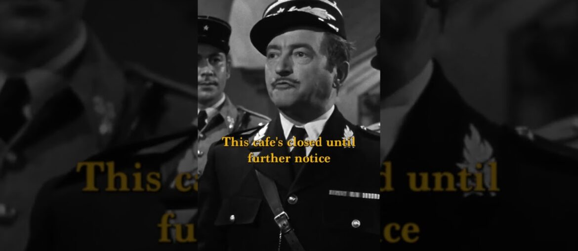 Casablanca - Greatest Line Deliveries in Movie History - "I'm Shocked, SHOCKED"