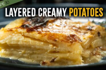 The Creamiest French Potato Bake Ever Made - Potato Dauphinoise