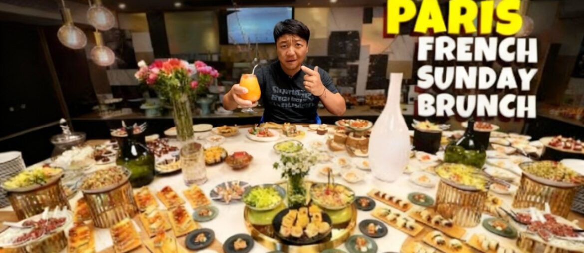 ALL YOU CAN EAT Luxury FRENCH Brunch Buffet in Paris France