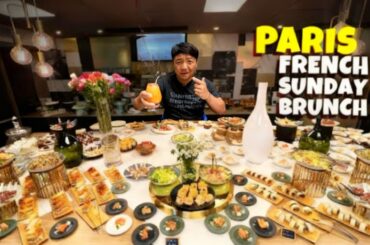 ALL YOU CAN EAT Luxury FRENCH Brunch Buffet in Paris France