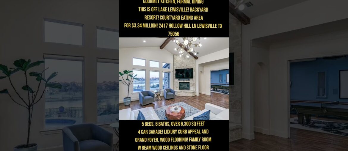 "EXCEPTIONAL FRENCH MANSION" Sitting on nearly half an acre, with Backyard Paradise and Lake view!