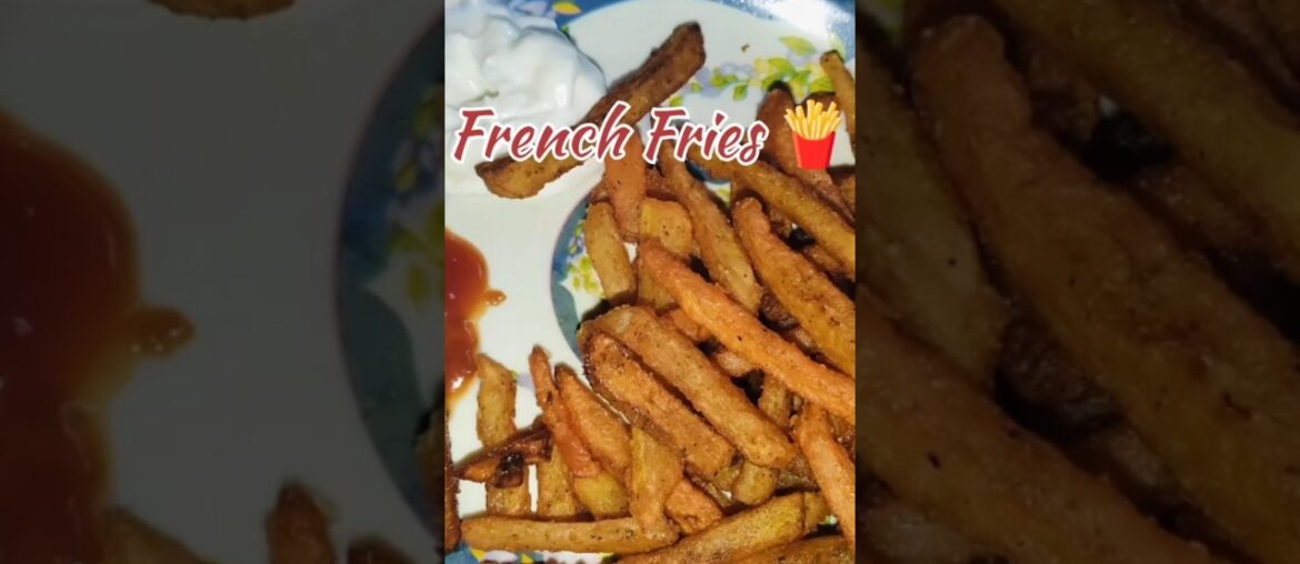 Crispy French Fries at Home | Easy 5-Min Recipe | #viralvideo #cooking #streetfood #frenchfries Crispy French Fries at Home | Easy 5-Min Recipe | #viralvideo #cooking #streetfood #frenchfries