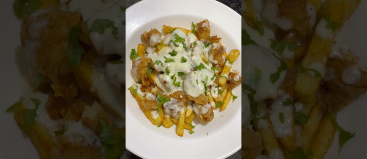 Loaded Chicken Fries Recipe with cheesy sauce | Cheesy Fries Recipe Loaded Chicken Fries Recipe with cheesy sauce | Cheesy Fries Recipe