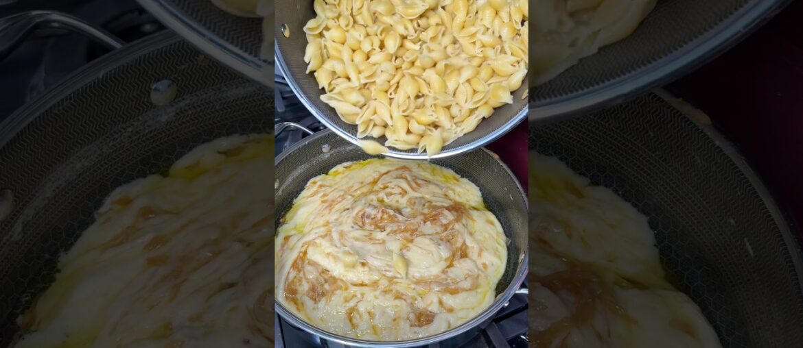 French Onion soup Mac & cheese #recipe