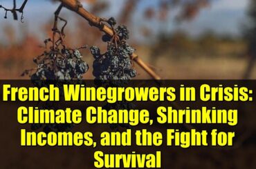 French Winegrowers in Crisis: Climate Change, Shrinking Incomes, and the Fight for Survival
