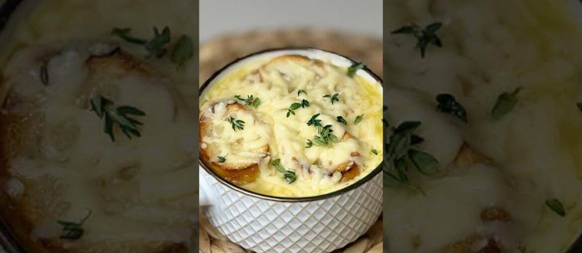 Melted Cheese & Candlelight Vibes | French Onion Soup Recipe