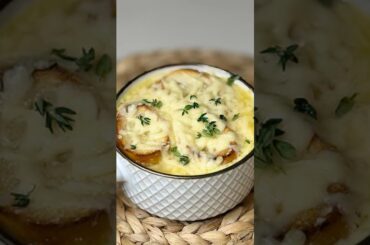 Melted Cheese & Candlelight Vibes | French Onion Soup Recipe