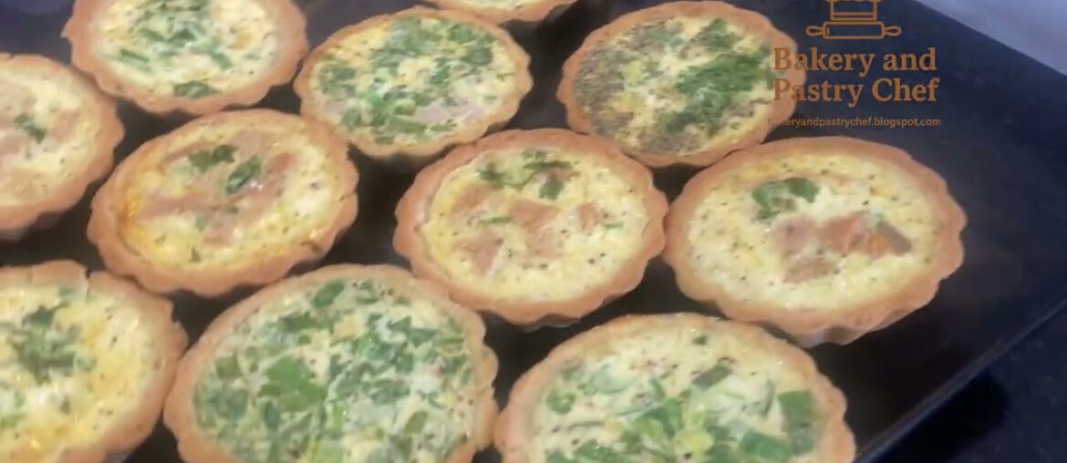 Tart Base | Short Pastry | Classic Quiche Recipe | Step-by-Step French Quiche with Creamy Custard