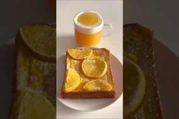 FRENCH LEMON TOAST AND ORANGE OOLONG TEA MILK CAP #shorts