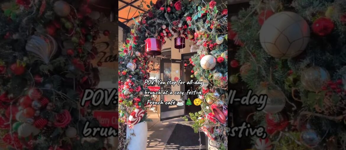 Festive French Cafe!