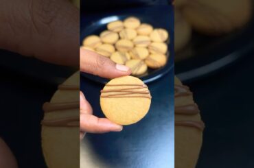 Crispy French Sable Cookies | Easy 5-Ingredient Melt-In-Mouth Recipe #shorts #asmr #food